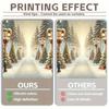1 Pack Christmas Winter Wonderland Photography Background Cloth  Washable and Durable Indoor/Outdoor Festival Decoration