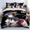 Sexy Girl High School DxD Anime Bedding Set Duvet Cover Full Queen King Size Pillowcase Bed Print Aldult Kid Bedroom Single Twin