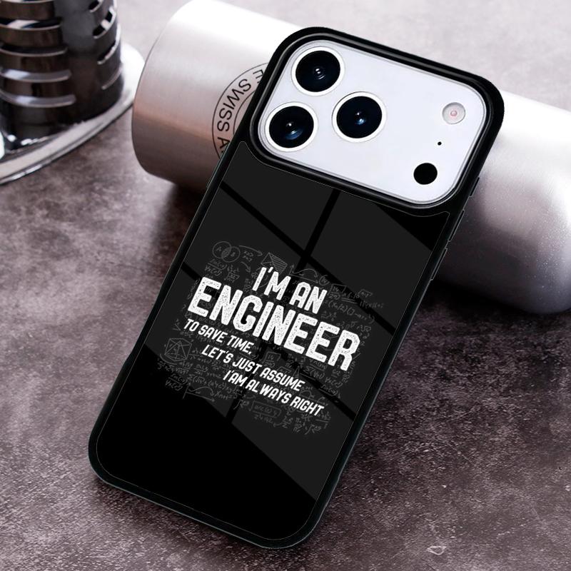 I M An Engineer I M Good At Maths Phone Case for iPhone 17 16 15 Pro Max Air 14 13 12 11 Plus Shockproof Cover