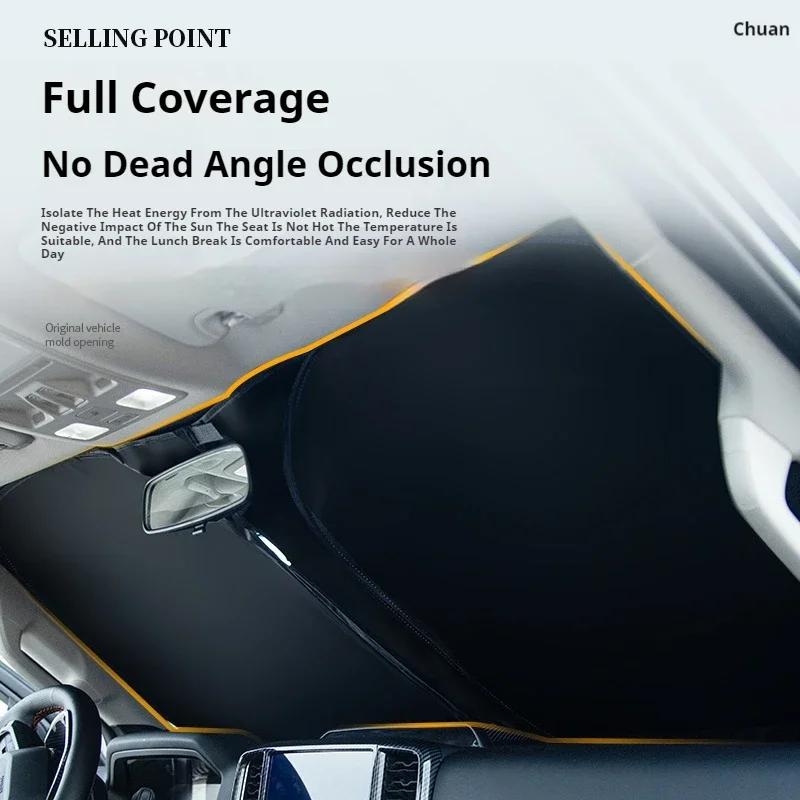Windshield Sun Shade For Alfa Romeo Stelvio 2017-2021 2022 2023 2024 Window Sunshade Sun Visor Protector Foldable Blocks UV Rays