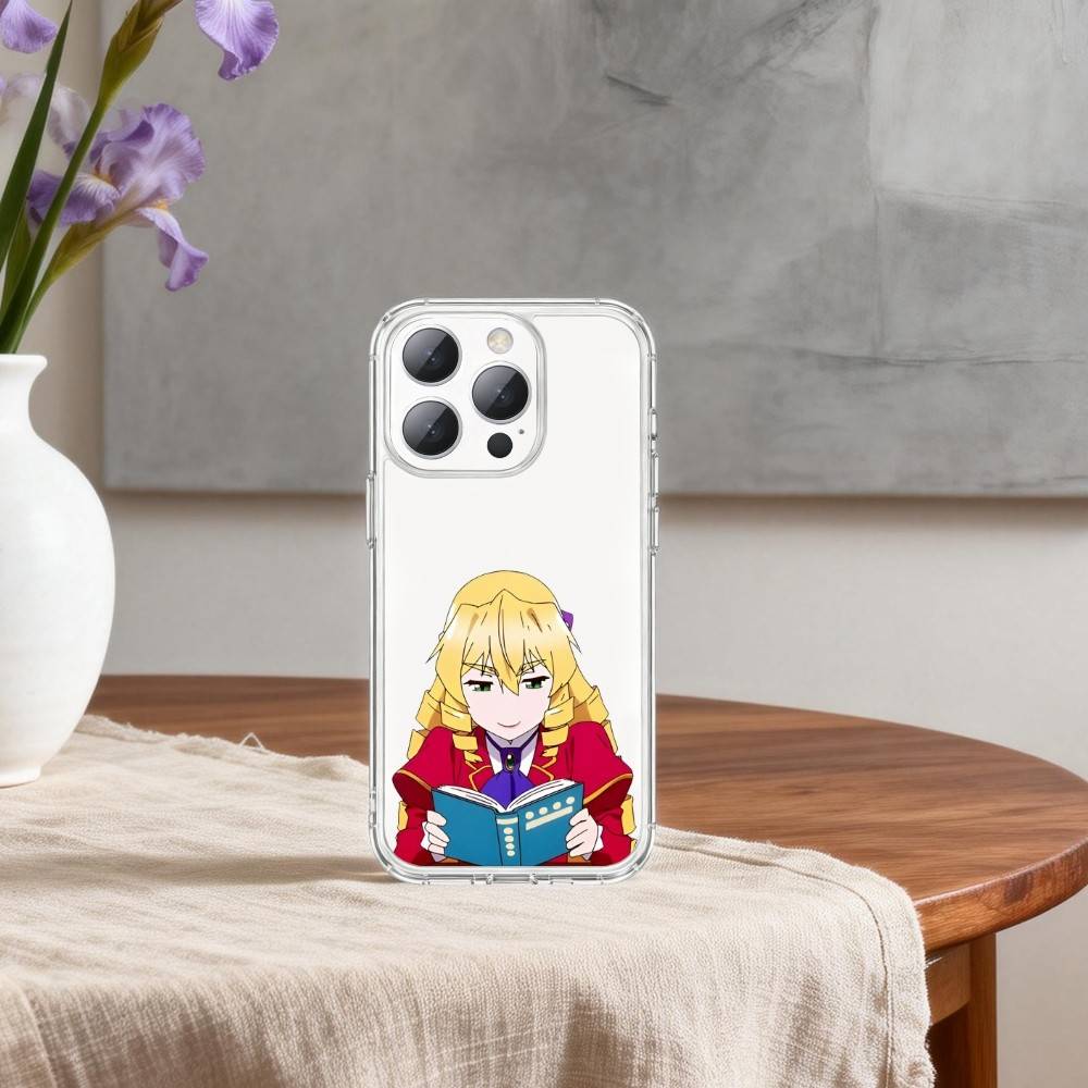 From Bureaucrat to Villainess Phone Case For iPhone17,16,15,14,13Pro Max,us,Soft Silicone Transparent Cover