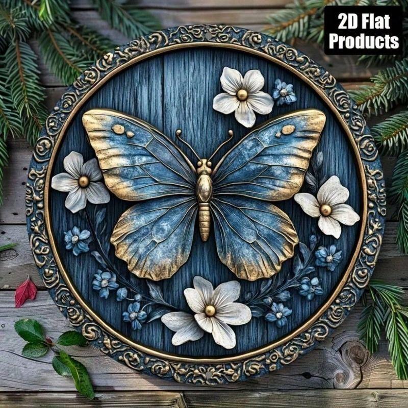 Placa de Metal para Parede Retrô Placa de Estanho Vintage Decoração de Casa
