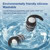 1 par de protetores auriculares de silicone macio - cancelamento de ruído, à prova d'água, ajuste confortável, para dormir, nadar, criando um ambiente silencioso