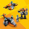LEGO Creator Cyber Drone 31111 – Toy Block Set – Airplane – 6+ Years – Gray/Black/Orange