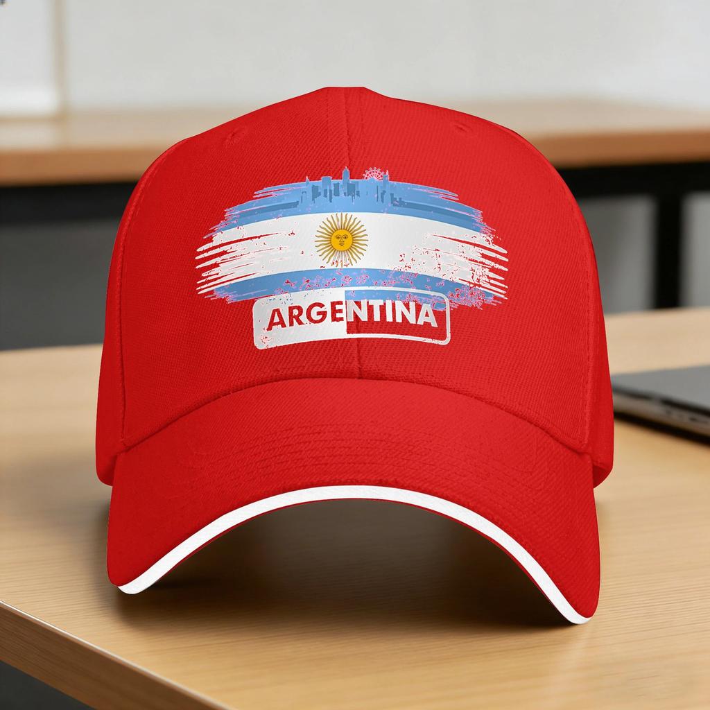 Argentina Flag Baseball Cap  Stylish Hip Hop Hats Summer Unisex Adult Kpop Rock Baseball Caps