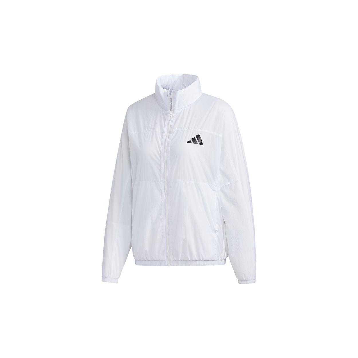 (WMNS) adidas Casual Sports Stylish Jacket White Women s GF0138 L