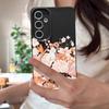Hydrangea Peony Flower Pattern Case For Samsung Galaxy S26 S25 S24 Ultra S23 S22 S21 FE A54 A15 A35 A55 A16 A26 A36 A56 A17 A37 A57 5G Funda