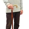 Handcrafted Wooden Walking Stick with Brass Handle  Cane  Decorative  Functional Gift