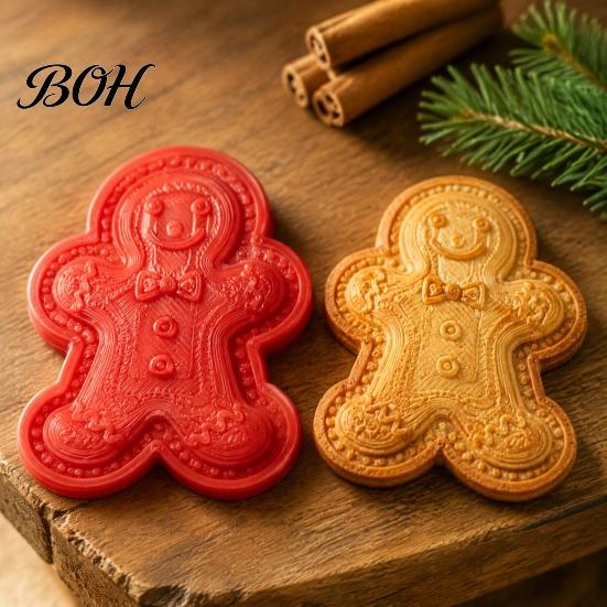Festive Pattern Embosser Christmas Mini Pie Mold, Plastic Hand Press Pastry Durable Decorative Bakeware for Pastries Cookies And Fondant Maker Set