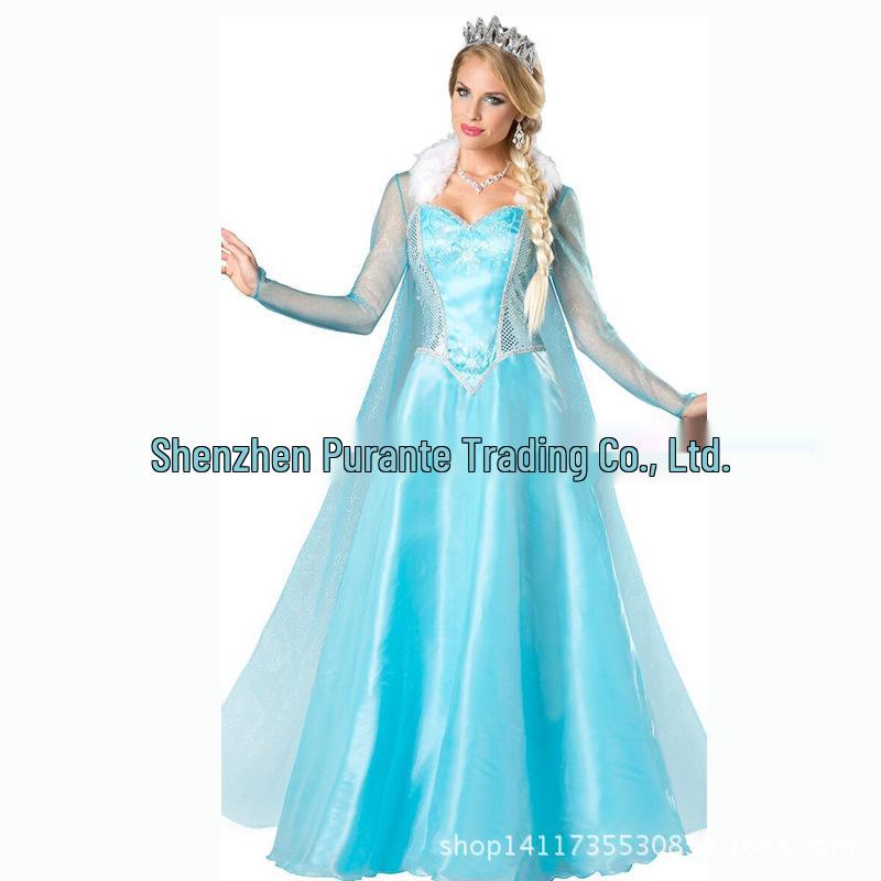 Frozen Elsa Adult Cosplay Costume for Halloween Performance