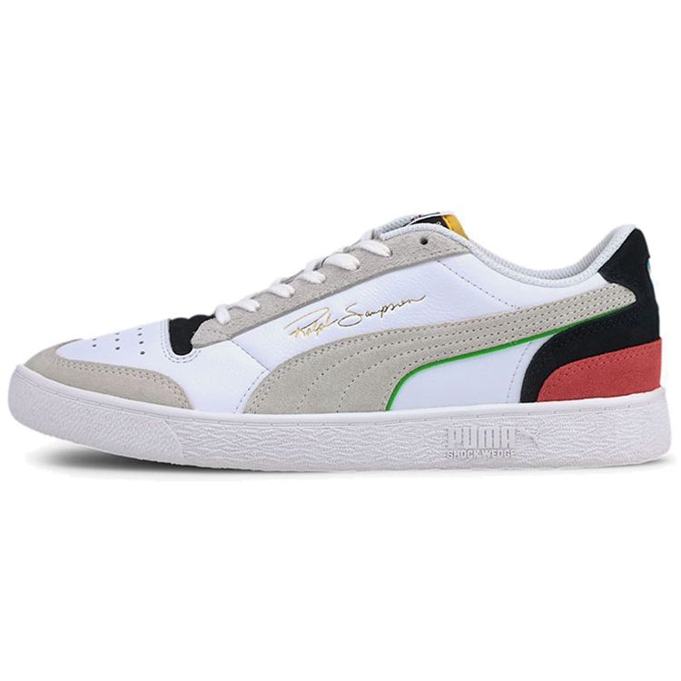 

Кроссовки унисекс Puma Ralph Sampson Low WH Unity Белый Черный High-Risk-Красный 374749-01