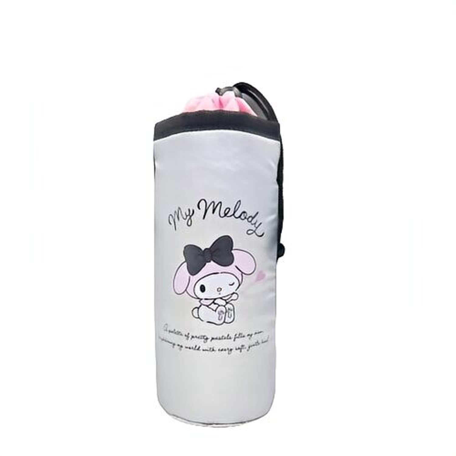 

Пластиковый держатель для бутылок Hatayama Shoji Sanrio, серебристый, My Melody, плечо 19 см, максимальный размер 120 см, корпус: приблизительно. Диаметр: Ремень 7,5 см: Прибл.