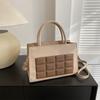 Vintage Large Capacity Handheld Square Bag For Women Stylish Trendy Design 2024