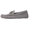 Gucci Interlocking Casual Gommino Loafers Men's Gray 692379 1XH00 1275