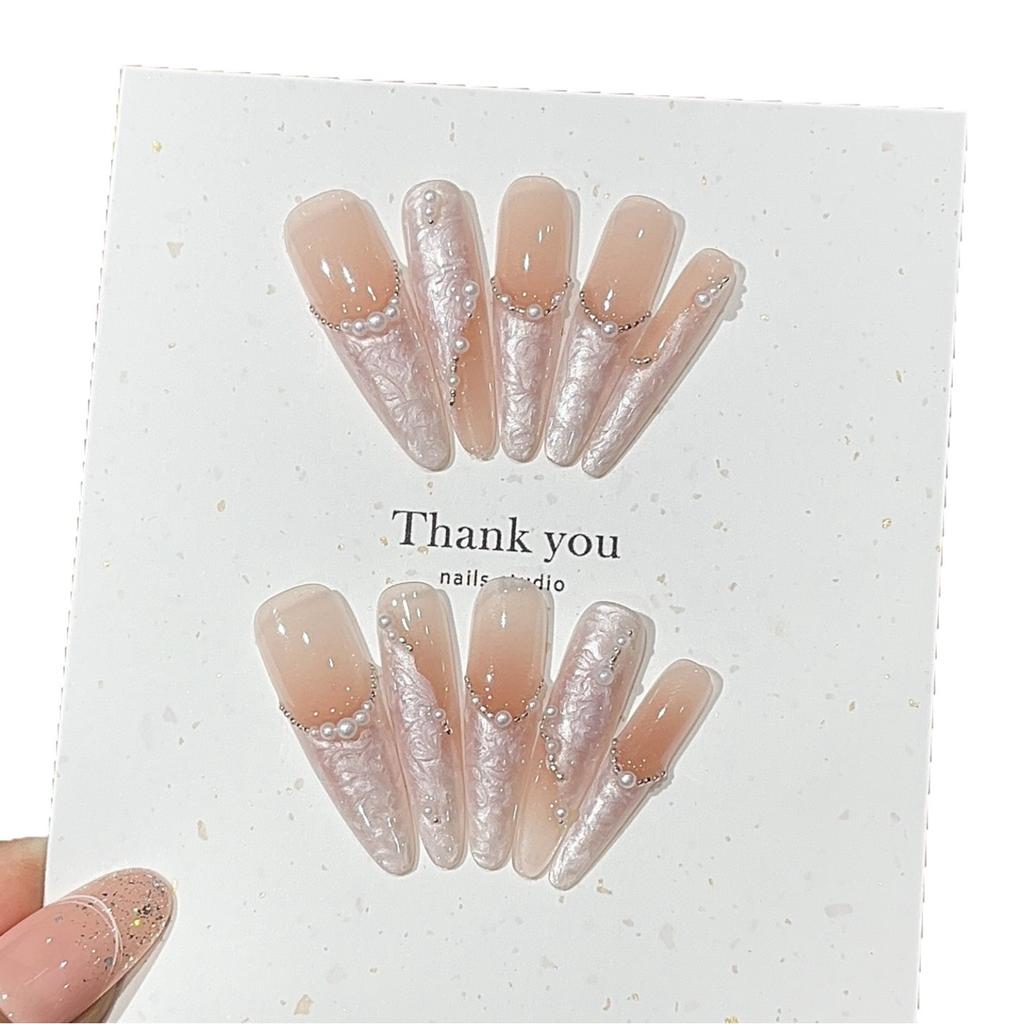 Confession Balloon French Cream Style Irregular Silk Mica Thread Pearl Noble Wear Armor