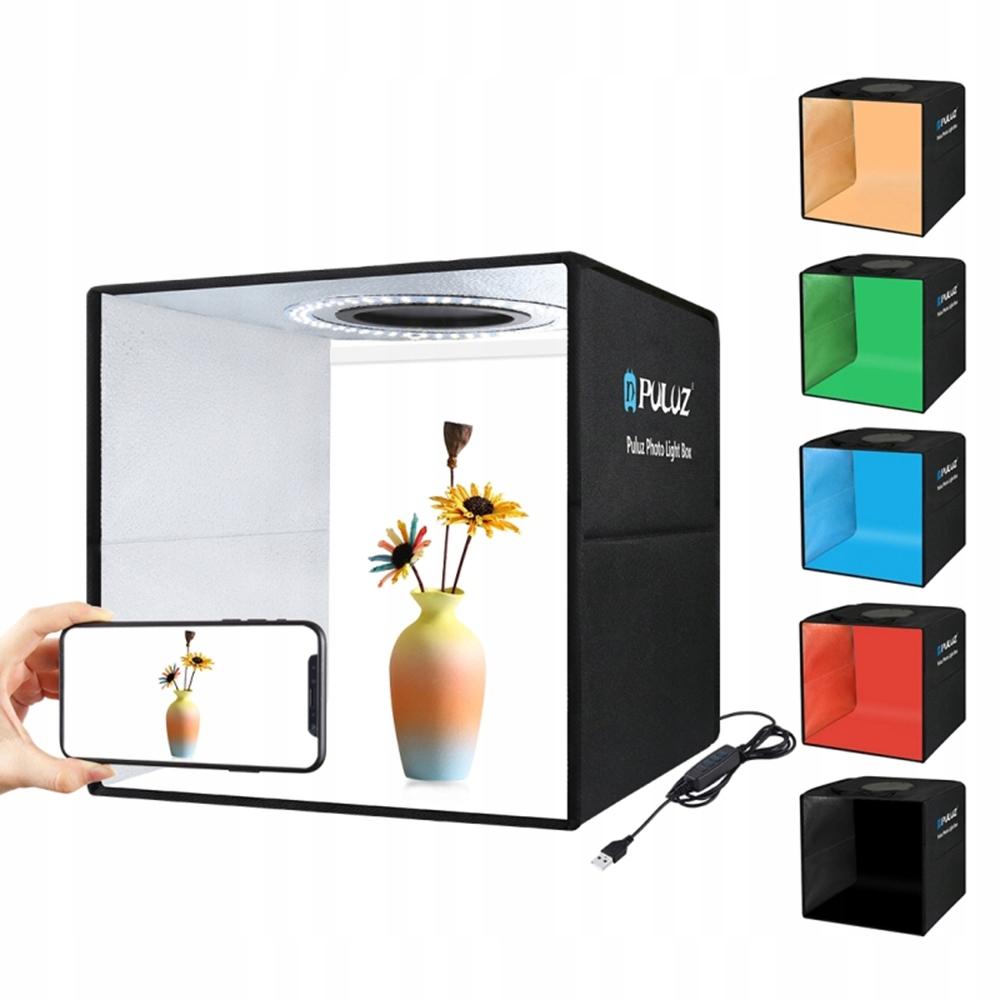 Shadowless Photographic Tent 25cm Puluz For Product Photos LED 5500K