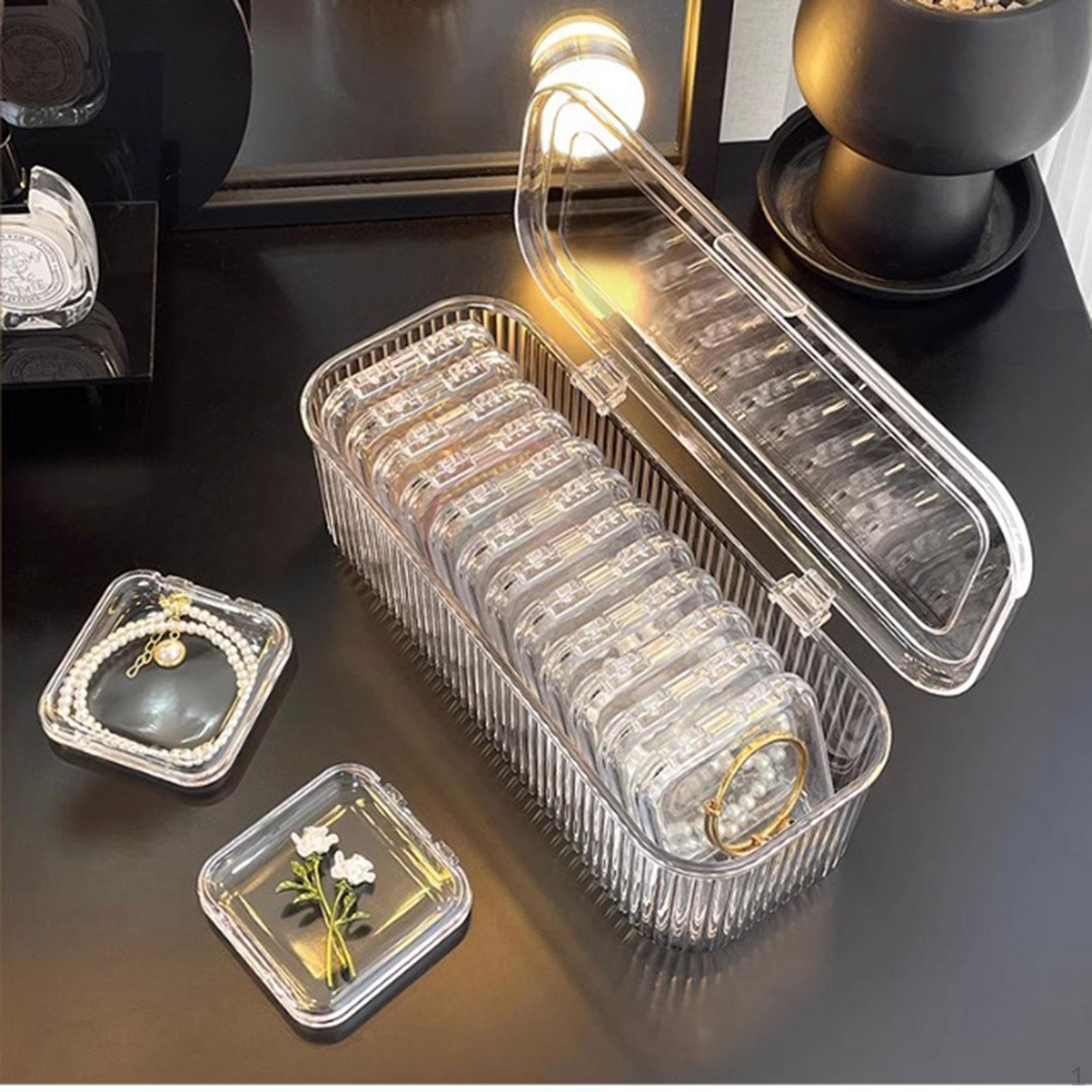

Bracelet Storage Box Clear Practical Premium, Durability Dustproof, Portable Versatile Easy to Use