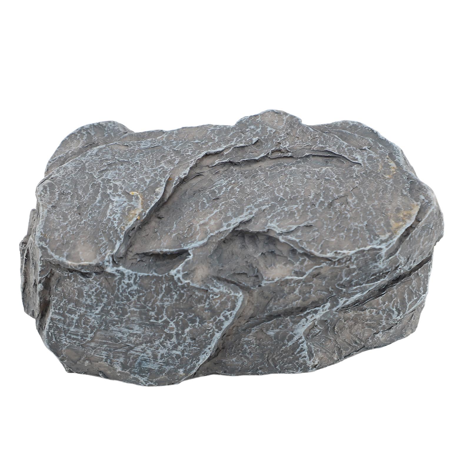 Fake Rock Key Hider Resin Weather Proof Decorative Hidden Rock Key Holder Garden Ornament For Outdoor Yard Entryways