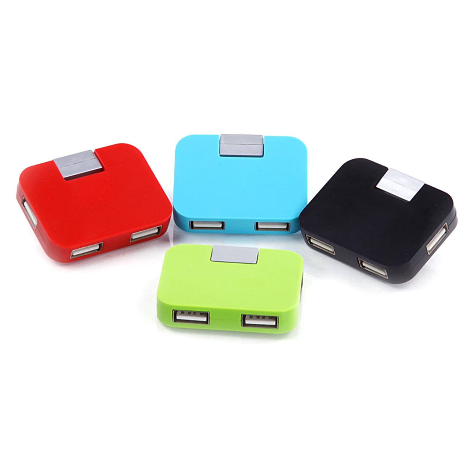 

4pcs/pack Portable USB Splitter Foldable USB Hub 4 Port Expander Efficient Device Connection for Laptops and PC 1