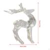 Deer Statue Decor Animal Sculpture Acrylic Accessories Creative Desktop Ornament Reindeer Figurine