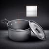 Overmont DS-300 Aluminium Kochgeschirr-Set, Outdoor Topf und Wasserkocher, Camping Kochgeschirr, Aufbewahrungstasche inklusive, Geeignet für 2-3 Personen