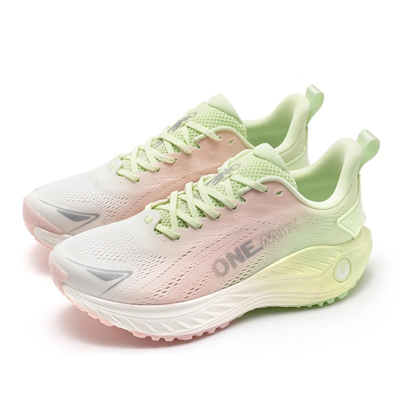 onemix Energetyczne buty do biegania dla mężczyzn Antypoślizgowe trampki Oddychająca siateczka Odkryty miękkie buty sportowe Buty sportowe Amortyzacja tenisówek do chodzenia