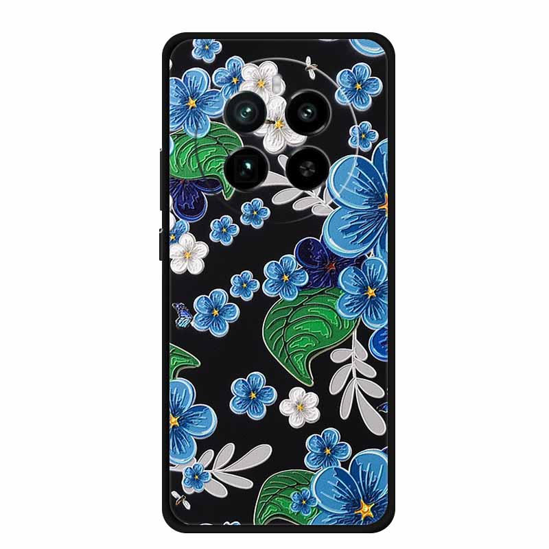 3D Emboss Case For Realme 12 4G Phone Case Realme12 Black Silicone Soft Coque For Realme 13 5G 12 Pro Plus Back Cover Case Funda
