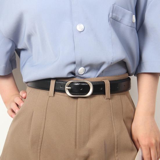 Imitation Leather Women Belt Adjustable Length Pin Buckle Waistband Dress Shirt Tops Belt Fashion Accessories