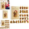 Dog Inspired Christmas Advent Calendar With Acrylic Animal Decorations For Holiday Festivities