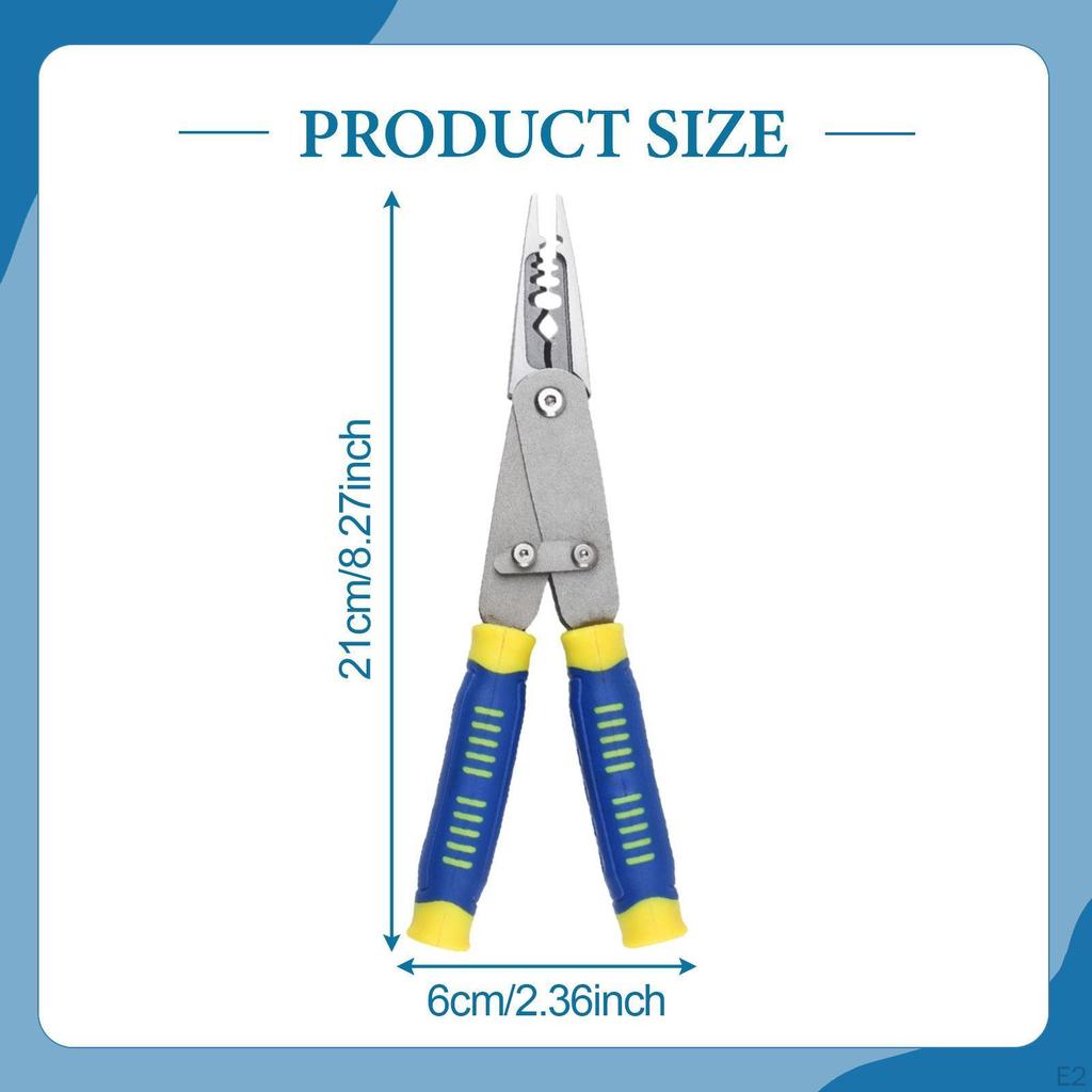 Wire Stripper Cutting Stripper, Professional Supplies Versatile, Easy to Use, Ergonomic Cable