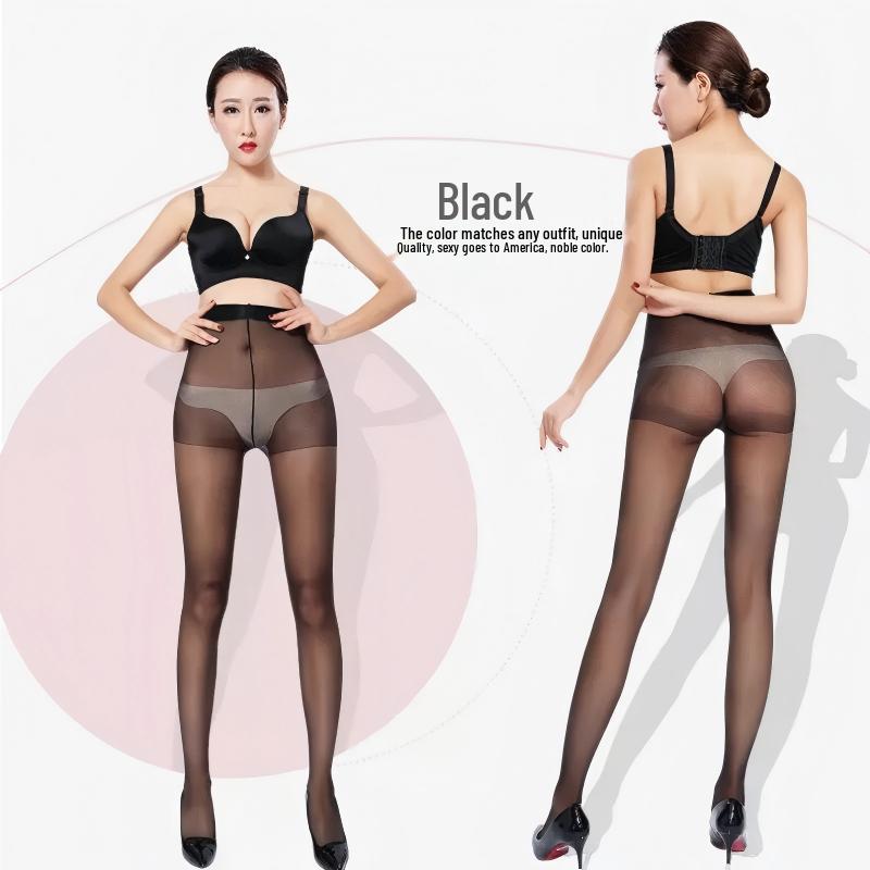 Women's Ultra-Thin Anti-Snag High-Elastic Nude Pantyhose - Fashionable, Slimming, Wear-Resistant, Non-Pilling.