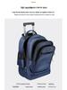 2024 Stylish Rolling Backpack for Students - Large Capacity for Men & Women