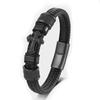 1Pc New Personalized Simple Leather Woven Bracelet Cross Retro Bracelet European and American Popular Bracelet Bracelet