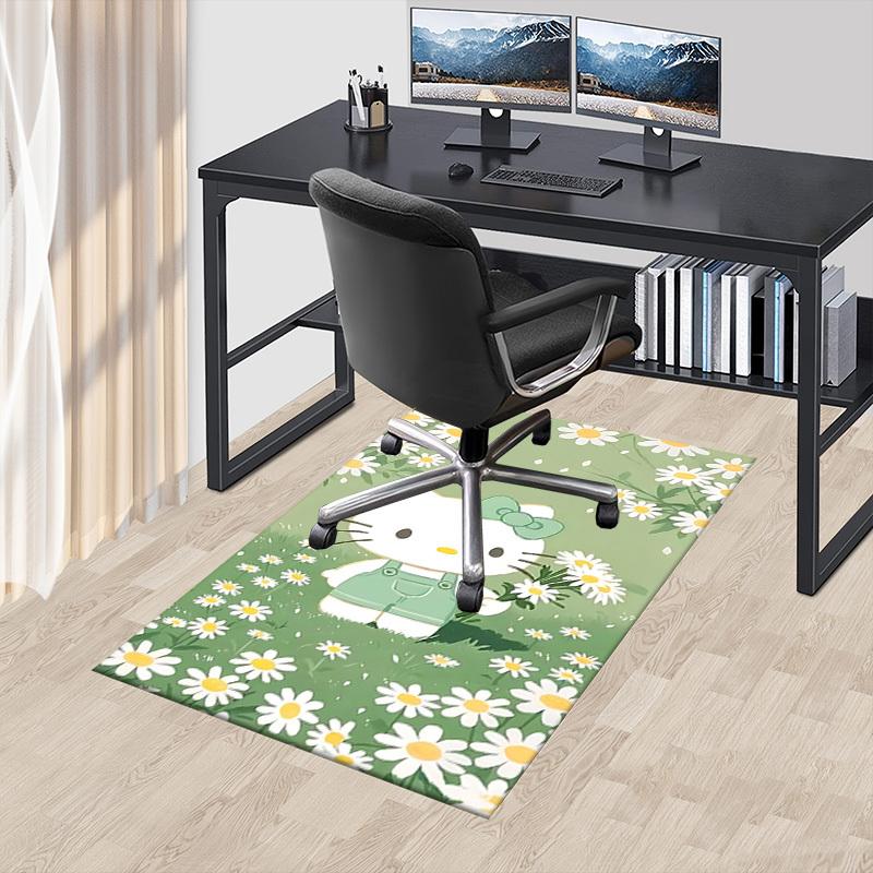 1pc Hello Kitty Carpet Office Rug Outdoor Mat Home Decor Area Carpet Festival Gift Office Desk Chair Carpet