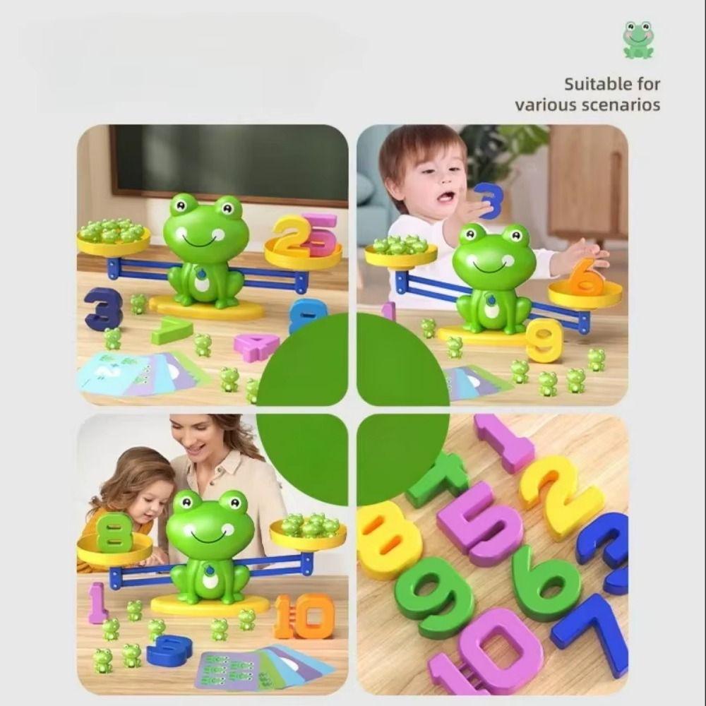 Frosch Frosch Digital Weiß Baum Spielzeug Zählbaum Stapelbarer Balancebaum Spiel Kindergarten