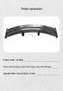 Universal Carbon Fiber Rear Spoiler for Sedans (Fits Mercedes, BMW, Honda, Toyota)