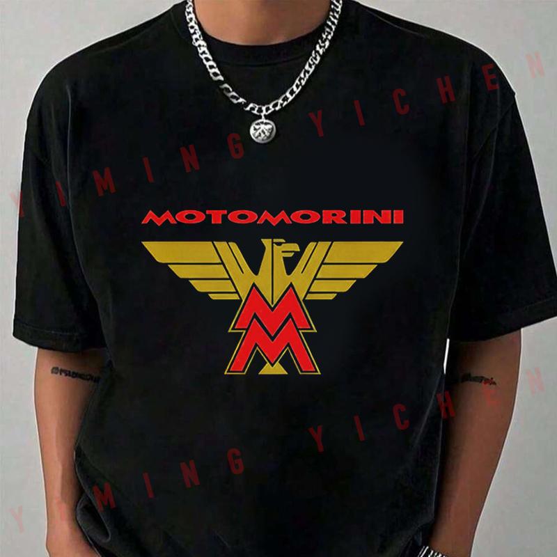 T-shirt Classica da Biker Morini Motorcycle Race Moto Riders Uomo Casual Girocollo Top Tee 2026