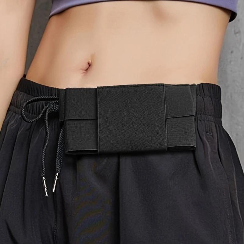 Men's Sports Invisible Mobile Phone Waist Bag Portable Waist Bag Women's Outdoor Work Elastic Mobile Phone Bag