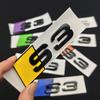 3D ABS Krom Grønn Gul Lilla Blå Svart Logo S3 Emblemer Klistremerke Bil Bakre Bagasjeromsskilt For S3 8V 8P 8L 8Y S 3 Tilbehør