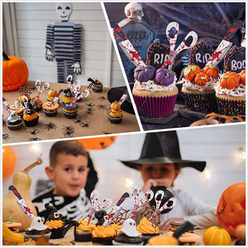 Party Decoration Eye-catching Design Joy Cake Decoration Essential Must-have Party Decor For Halloween Halloween Cake Surround