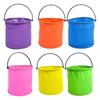 High Quality Outdoor Portable Kids Beach Toy Buckets Folding Water Bucket