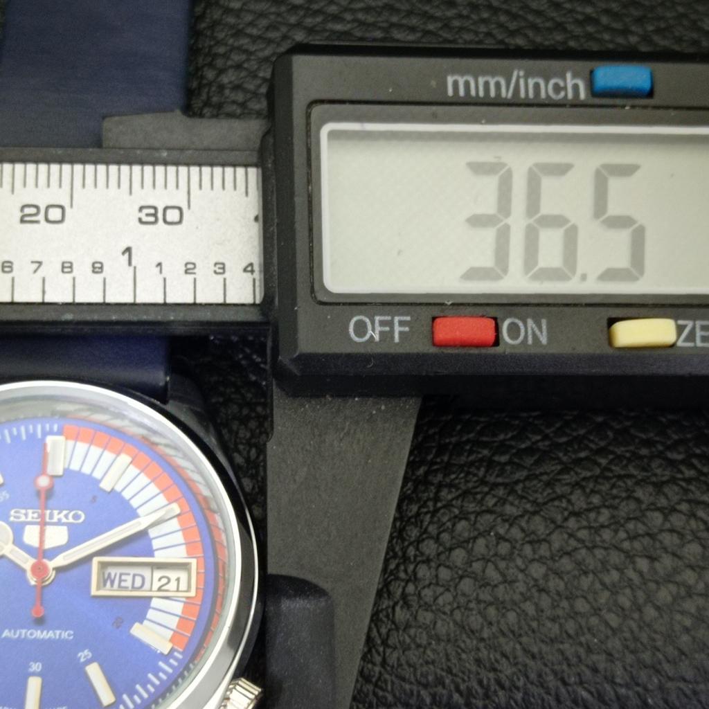 REFURBISHED SEIKO 5 AUTOMATIC 6309A VINTAGE JAPAN MENS BLUE DIAL WATCH A441146-4
