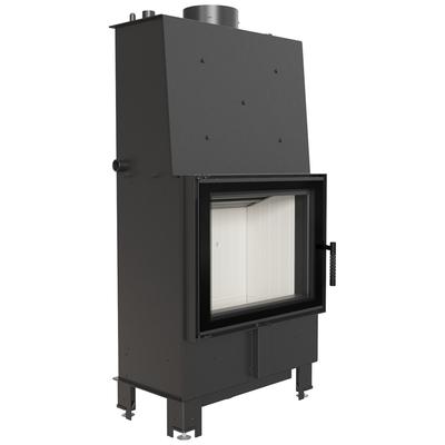 Fireplace with Water Jacket KRATKI LUCY 12kW Ø200 Closing Installation Kit