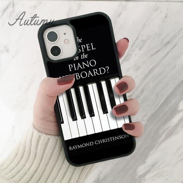 Etui na telefon z muzyką fortepianową i gitarową dla iPhone 11 12 13 14 Pro Max mini X XR XS SE 2020 6S 7 8 Plus Samsung Galaxy S21 S22 Pokrowiec skorupa