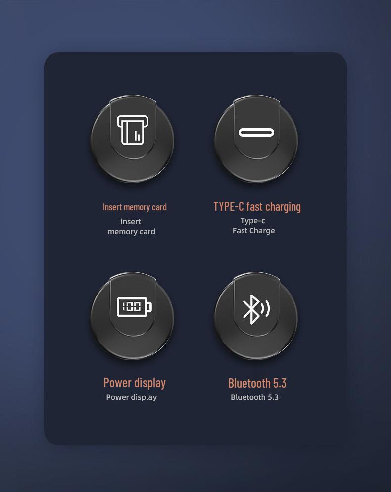 Private Bone Conduction Non-In-Ear Wireless Sports Bluetooth Headset