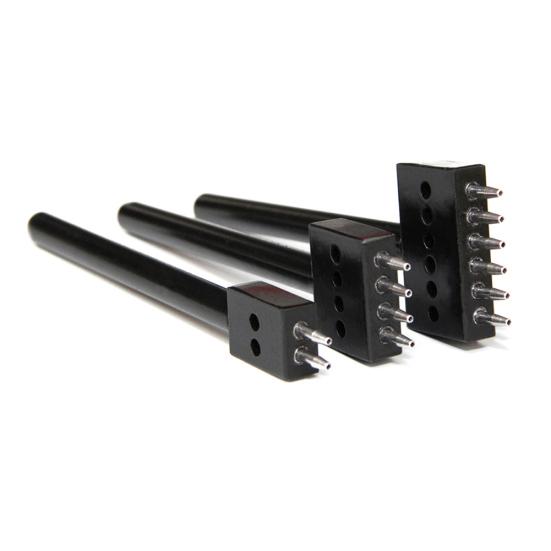 Βήμα 6mm 2 4 6 Δόντια DIY Στρογγυλό Διατρητικό Τρύπες Δερματοποιία Ράψιμο Εργαλείο Punching