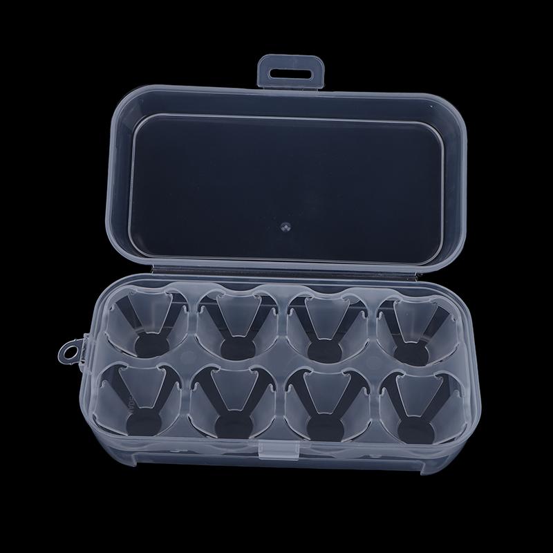 

Кейс-коробка для яиц на 8 ячеек, противоударный держатель для яиц, кухонный контейнер, прозрачный органайзер для кемпинга, пикника 1