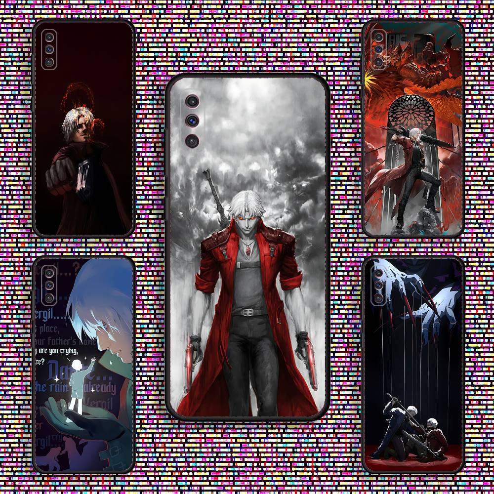 D-Devil M-May C-Cry Dante Phone Case For Samsung S 25,24,23,22,30,21,10,9,Ultra,Plus,Lite,FE,4,5 G Black Soft Case