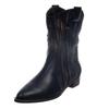 Retro Western Cowboy Stiefel für Damen 2024 Neue Herbst/Winter Splicing Kurze Stiefel Internetberühmte Street Trendy Damenschuhe