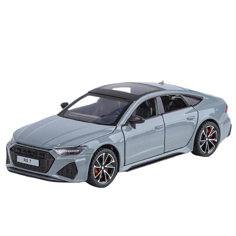 Simulación Escala 1/32 RS7 Coche Deportivo Aleación Fundición a Presión Metal Modelo Juguetes Educativos y Divertidos para Niños Regalo para Niños Adorno de Exhibición Coleccionar